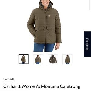 ✨NWT✨ XL Carhartt Women's Montana Carstrong Jacket - Olive